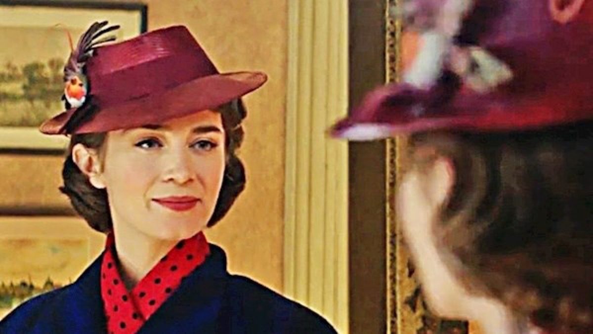 Emily Blunt in Disney's Mary Poppins Returns.