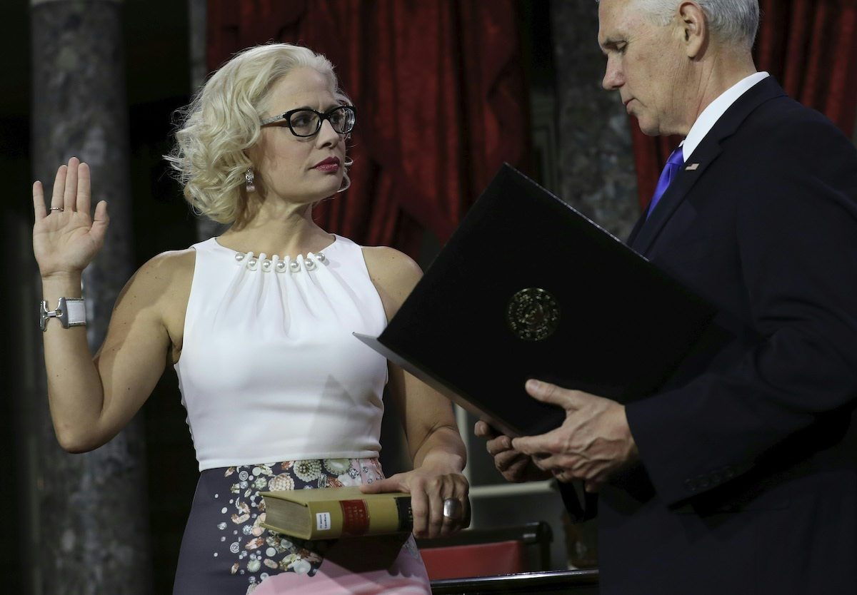 kyrsten sinema senate senator bisexual pence