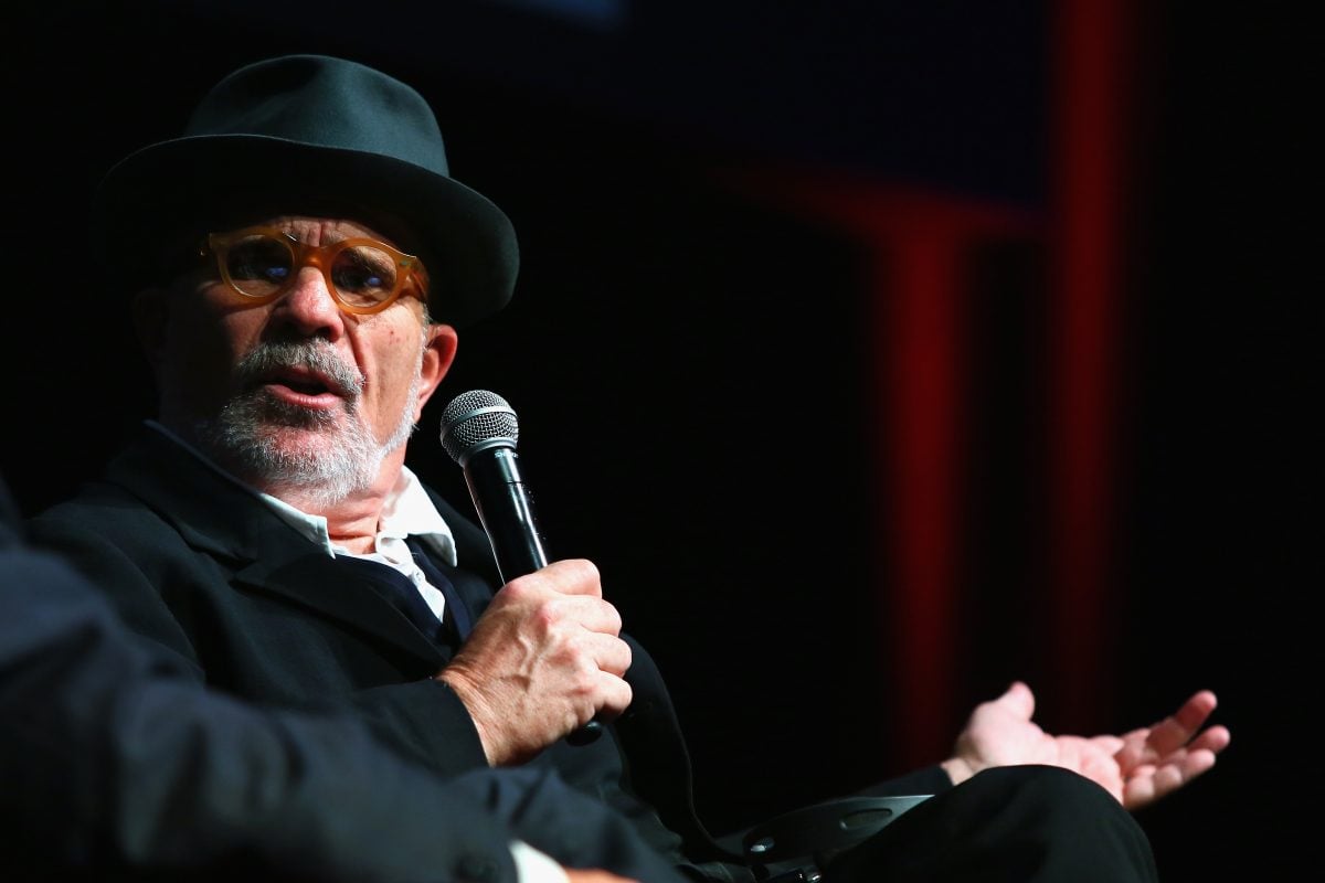 David Mamet meets the audience during the 11th Rome Film Festival at Auditorium Parco Della Musica on October 18, 2016 in Rome, Italy.
