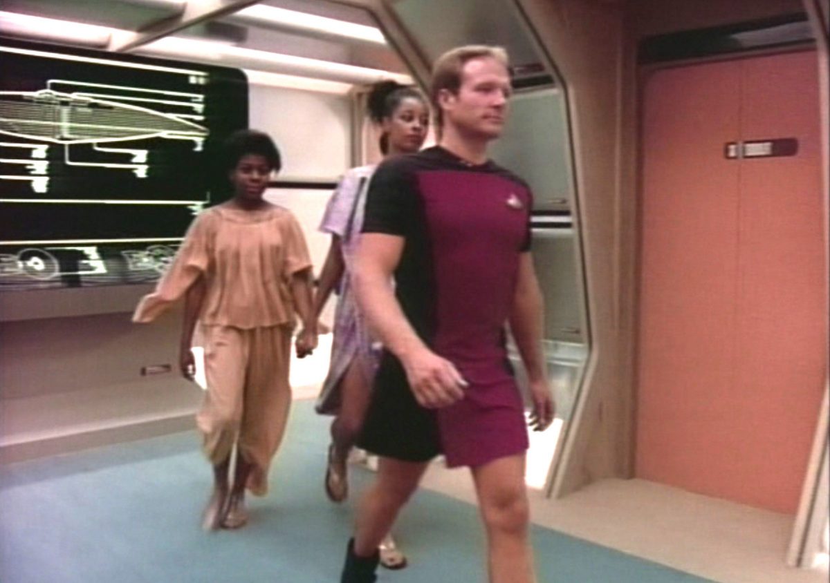 Skant uniform in Star Trek: The Next Generation.