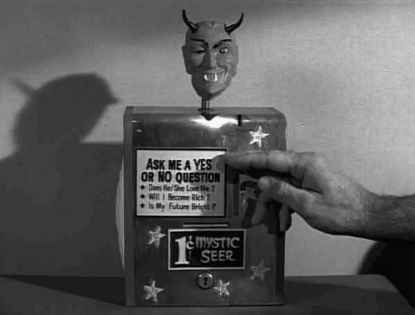 Twilight Zone devil's head seer