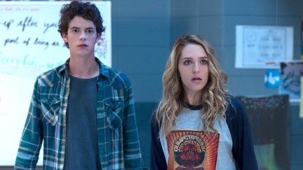 Jessica Rothe and Israel Broussard in Happy Death Day 2U (2019)