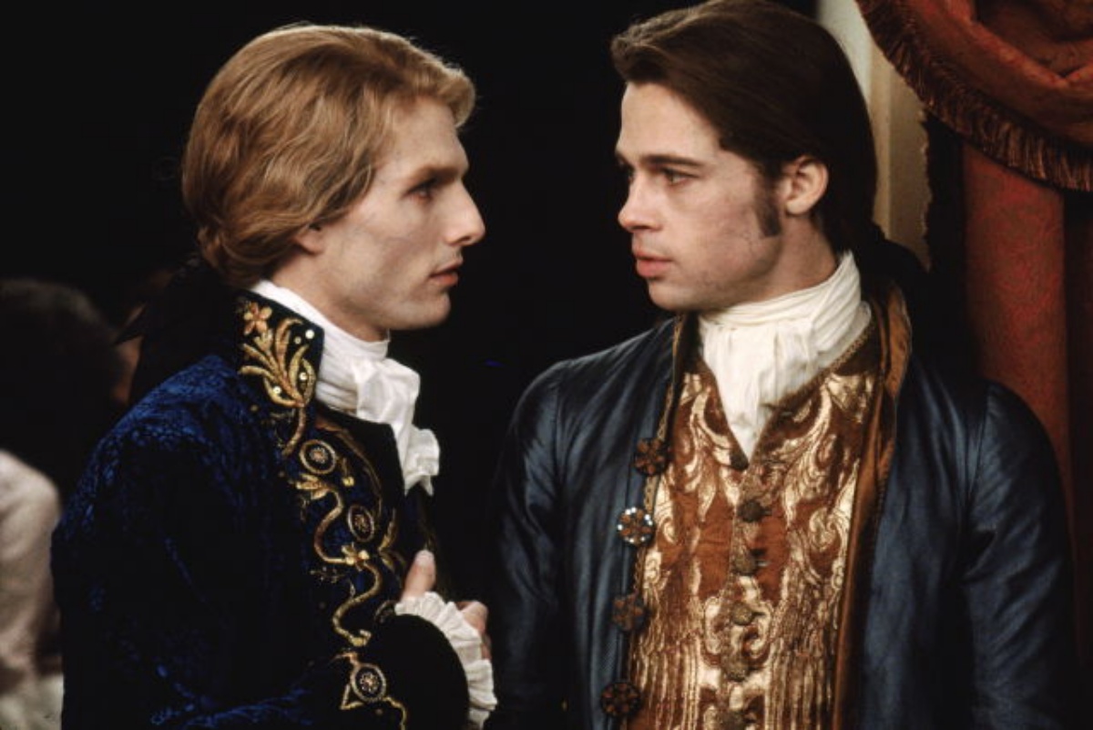 Lestat and Louis played by Tom Cruise and Brad Pitt