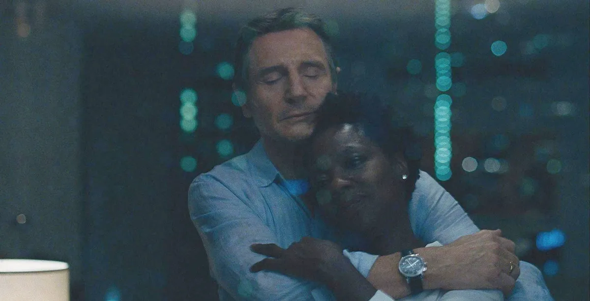 Liam Neeson and Viola Davis in Widows (2018)