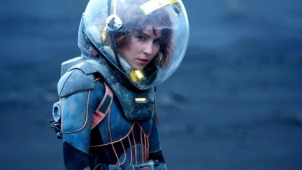 Noomi Rapace plays Elizabeth Shaw in Alien spin-off Prometheus.