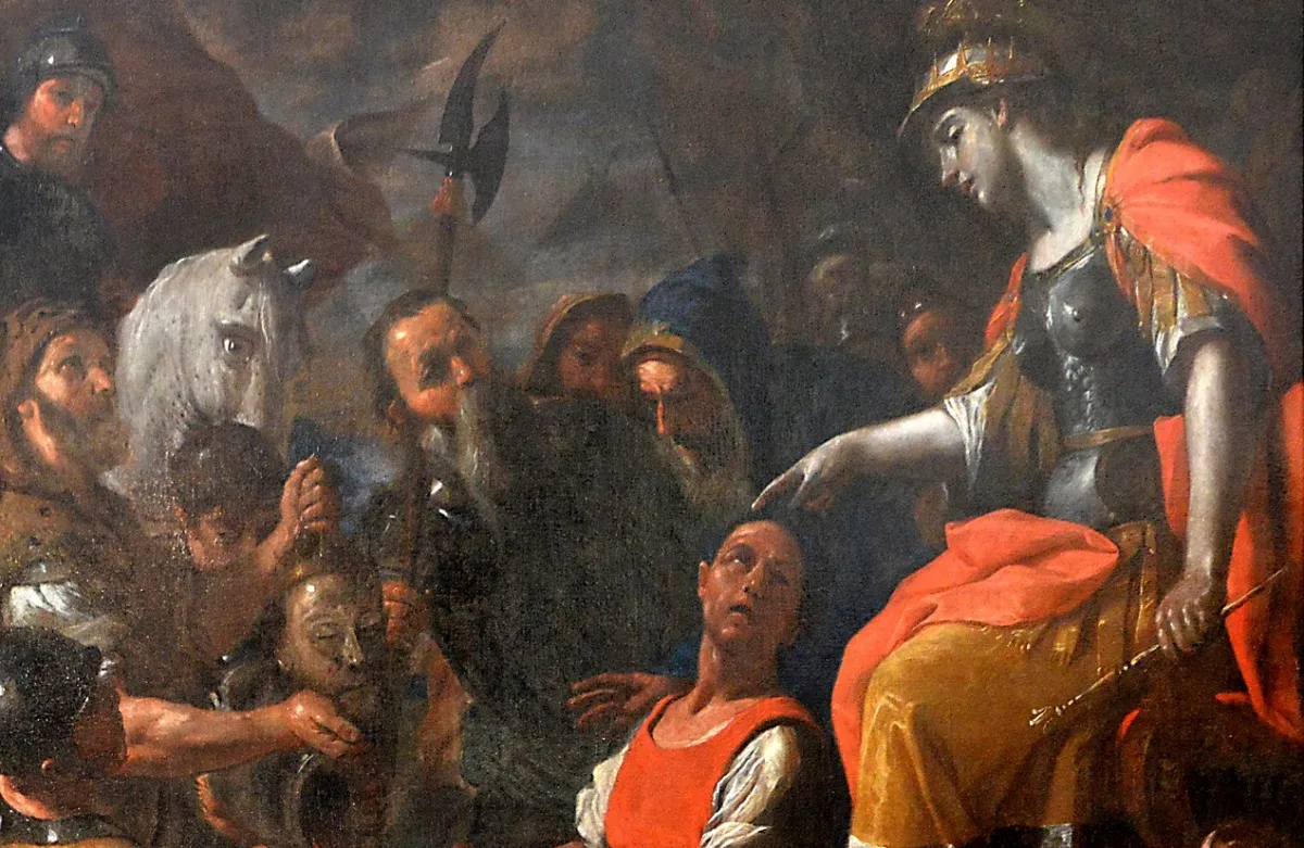 Queen Tomyris and the head of Cyrus the Great