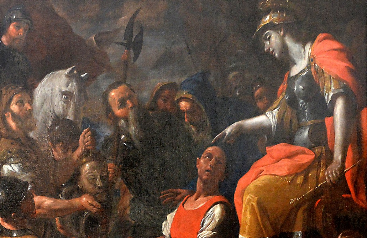 Queen Tomyris and the head of Cyrus the Great
