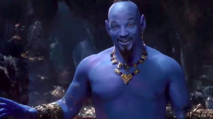 Will Smith as the Genie in live-action Aladdin.