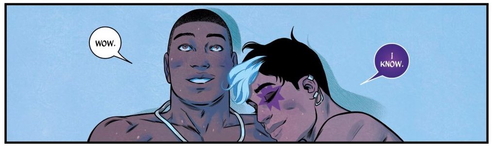 Baal and Inanna in The Wicked + the Divine.