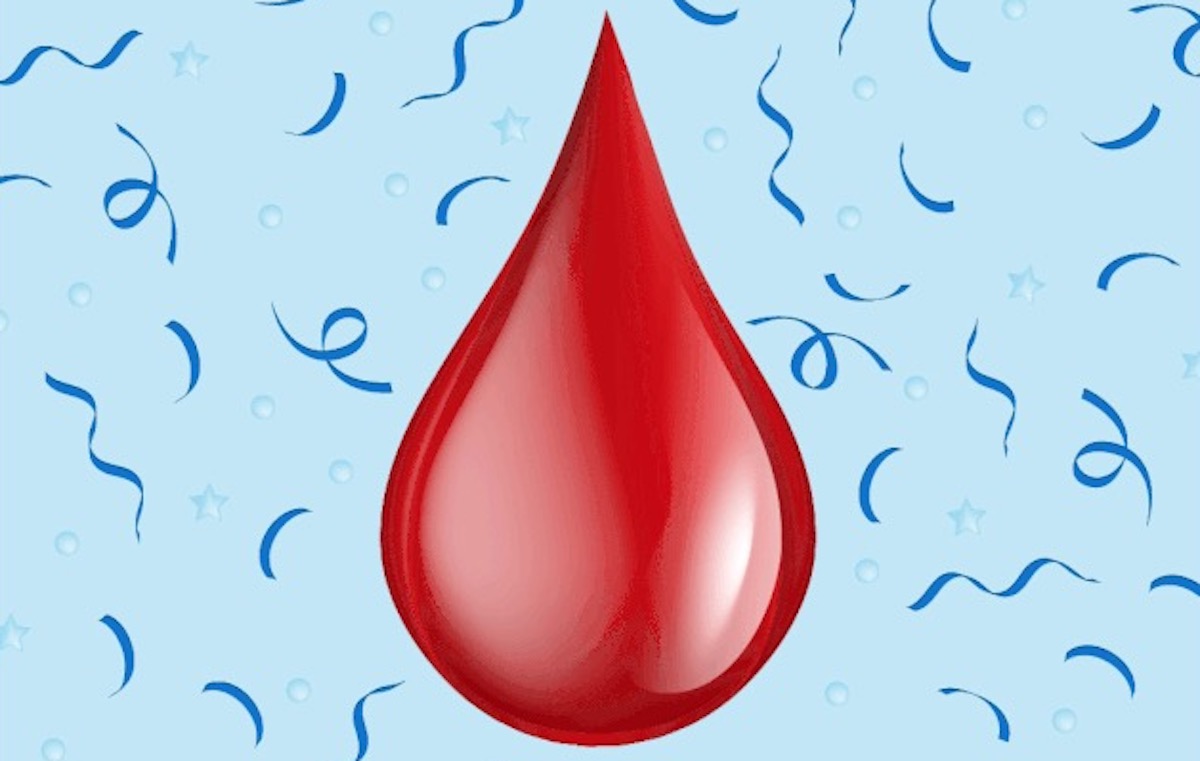 blood drop emoji period