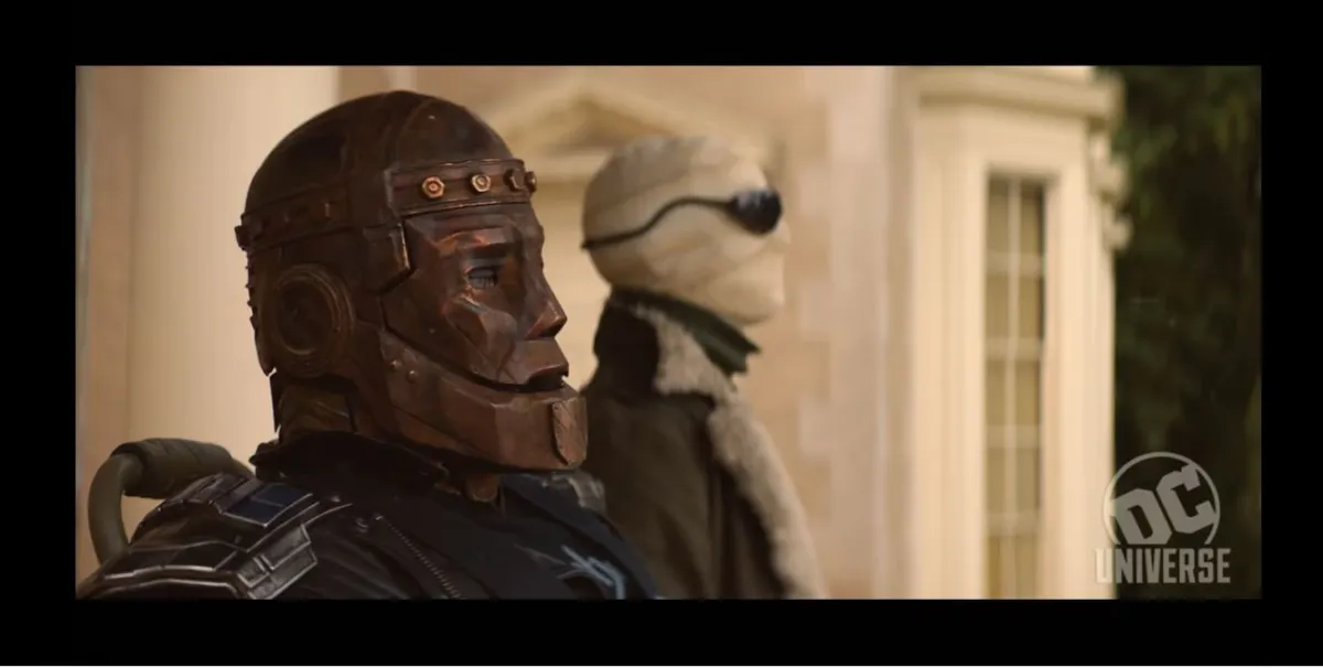 Robotman/Brendan Fraser and Negative Man/Matt Bomer in Doom Patrol trailer