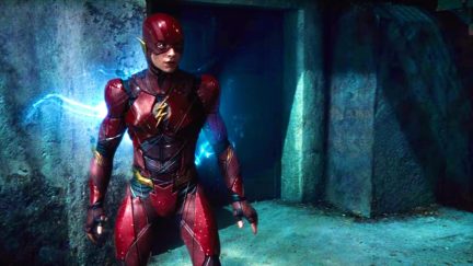Ezra Miller plays Barry Allen/The Flash in the DCEU's Justice League.