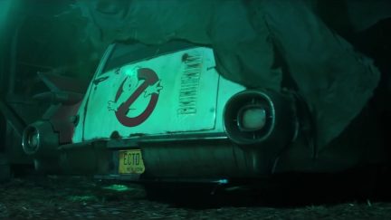 Buried Ecto car from Ghostbusters 3