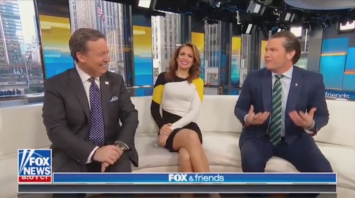 pete hesgeth germs fox news friends