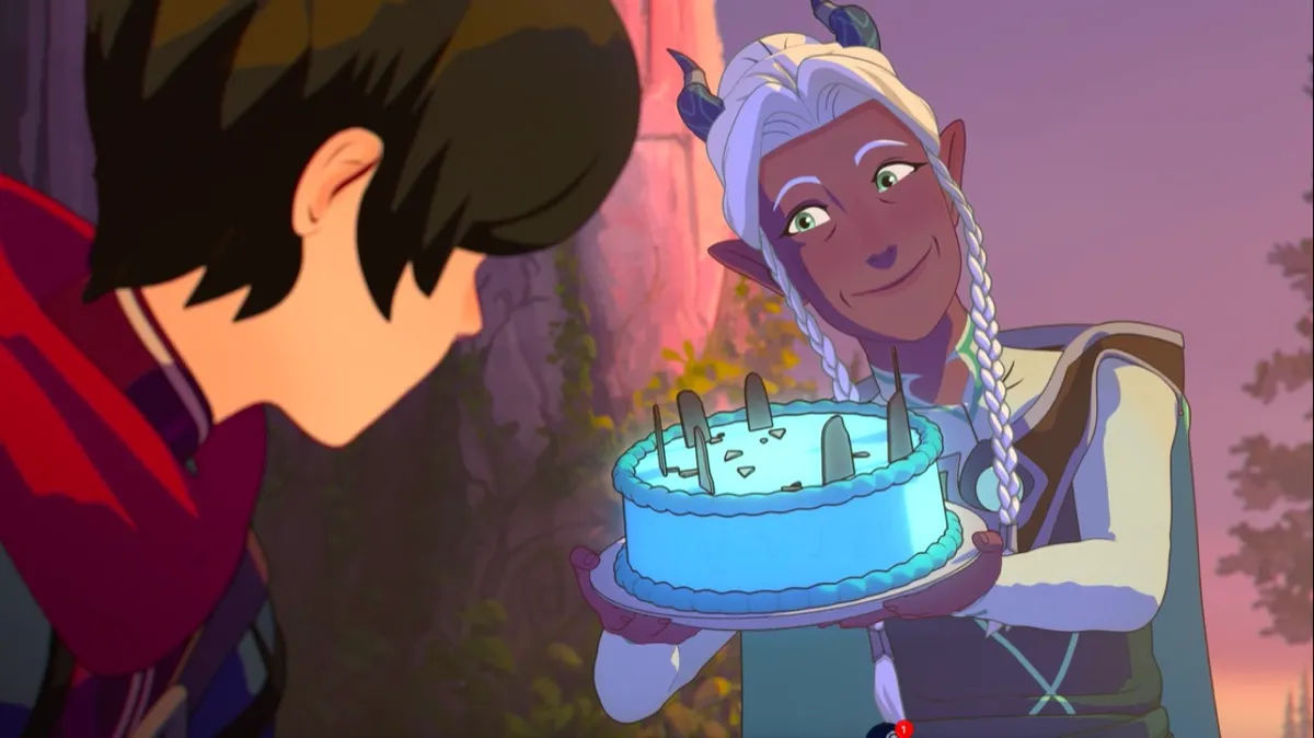 Lujanne The Moon Mage in The Dragon Prince.
