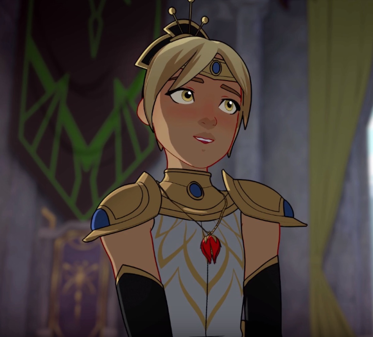 Queen Aanya of Duren in The Dragon Prince.