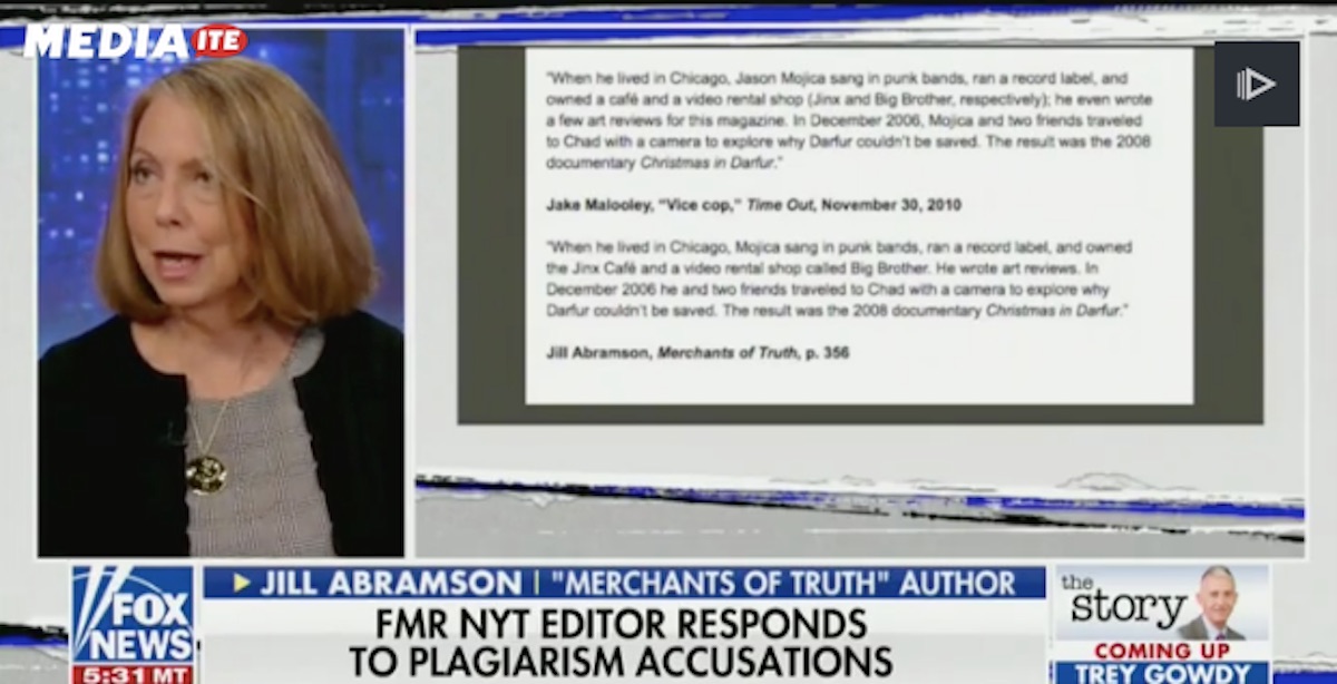 Jill Abramson and the plagiarism accusations