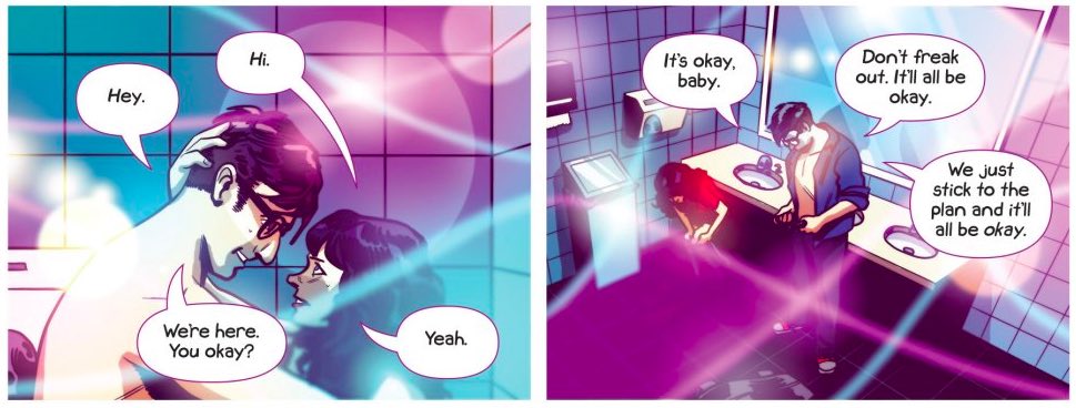 Jon and Suzie in Sex Criminals.