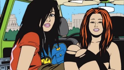 Maggie and Hopey in Love and Rockets.