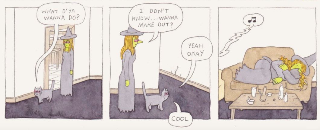 Megg and Mogg make out in Megahex.