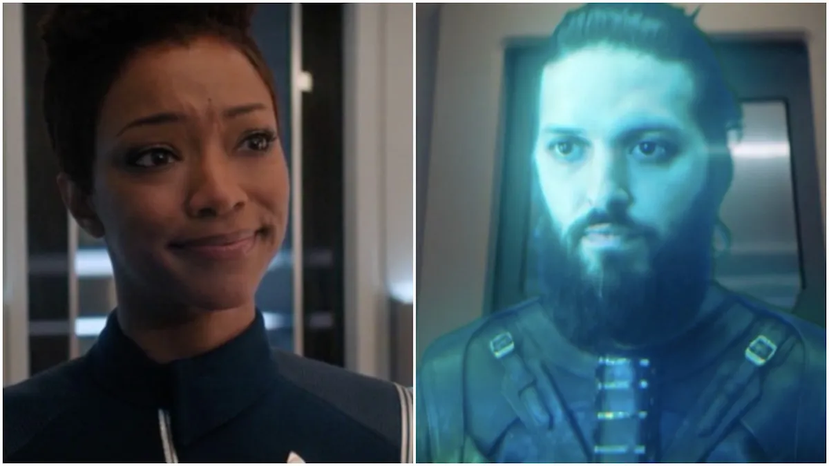 Michael and Tyler on Star Trek: Discovery