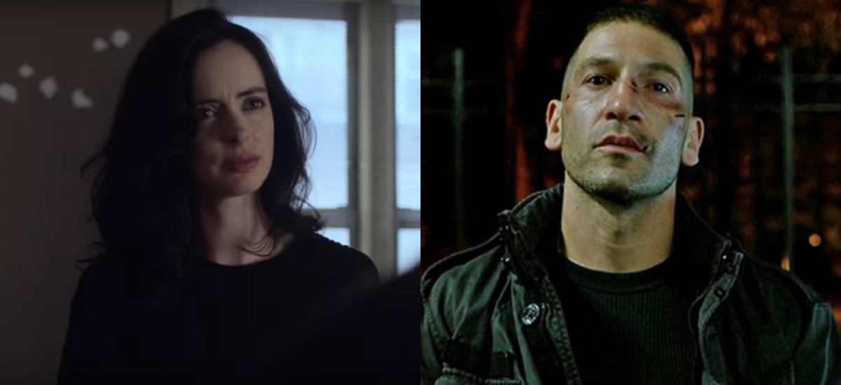Jessica Jones and The Punisher in their Netflix series.