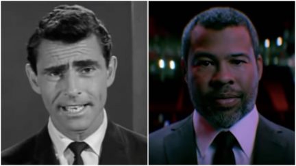Rod Serling and Jordan Peele in The Twilight Zone