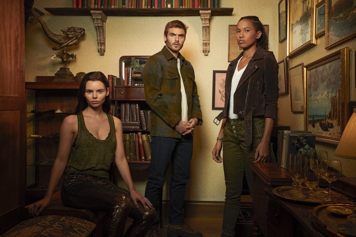 Ryn, Maddie, and Ben in a promotional photo for Siren.