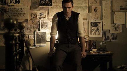 Nicholas Hoult as JRR Tolkien in Tolkien