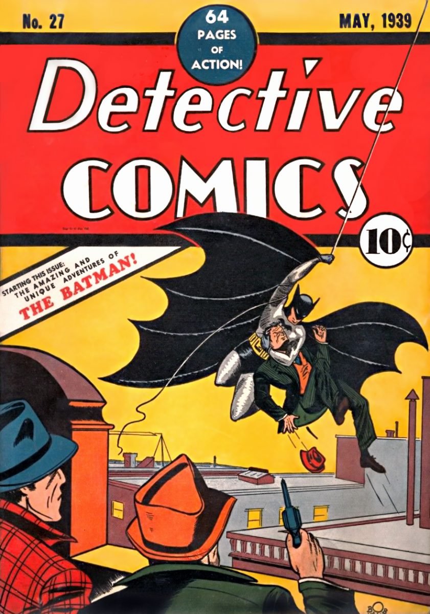 the first ever appearance of batman.
