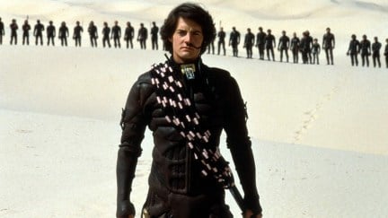 Dune film with Paul played by Kyle MacLachlan