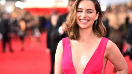 Actress Emilia Clarke attends The 22nd Annual Screen Actors Guild Awards at The Shrine Auditorium on January 30, 2016 in Los Angeles, California. 25650_013 (Photo by Dimitrios Kambouris/Getty Images for Turner)