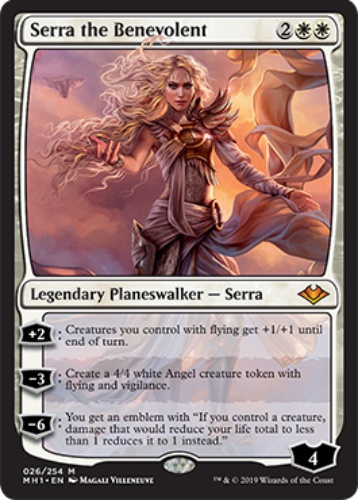Serra The Benevolent Planeswalker Card