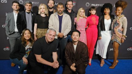 The cast and creatives of The Twilight Zone at PaleyFest LA 2019 honoring “The Twilight Zone”, at the DOLBY THEATRE on March 24, 2019 in Hollywood, California. © Michael Bulbenko for The Paley Center for Media