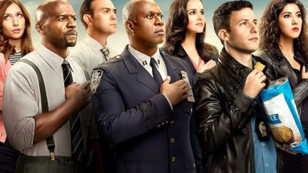 The cast assembles for Brooklyn Nine Nine season six