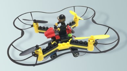 building brick drone