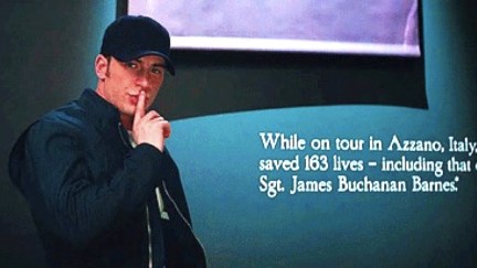 Captain America in plain clothes makes 