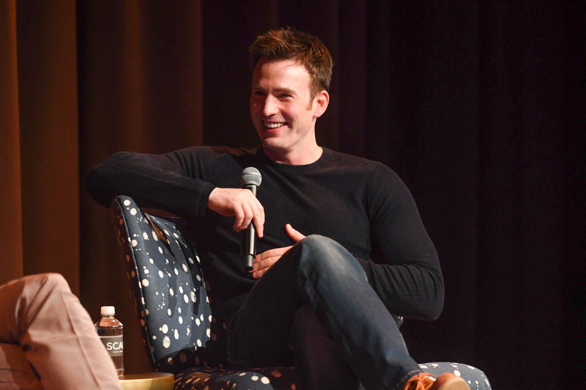 Chris Evans at a Q&A