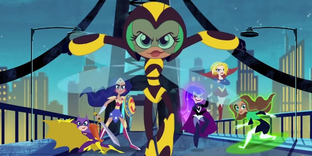 The DC Super Hero Girls in action.