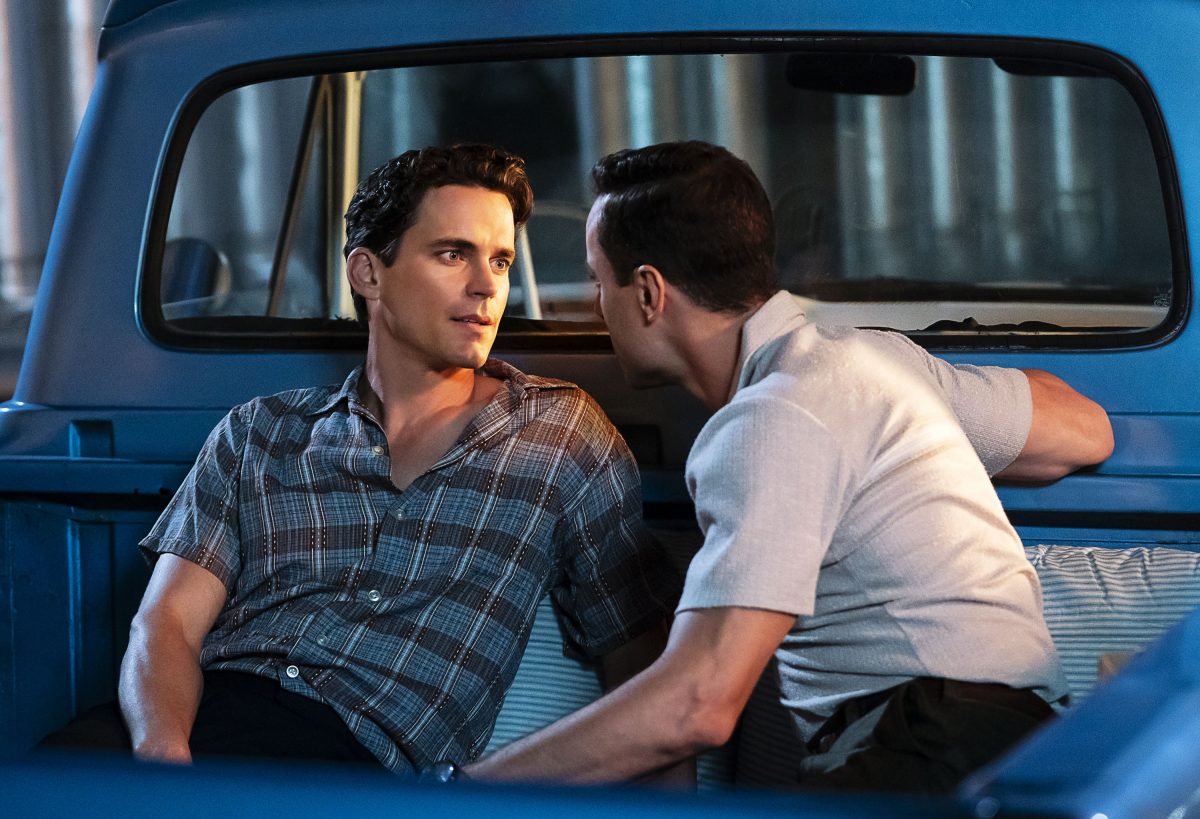 Matt Bomer and Kyle Clements as Larry Trainor and John Bowers in Doom Patrol..