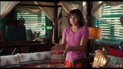 Isabela Moner plays dora in Dora and the Lost City of Gold.