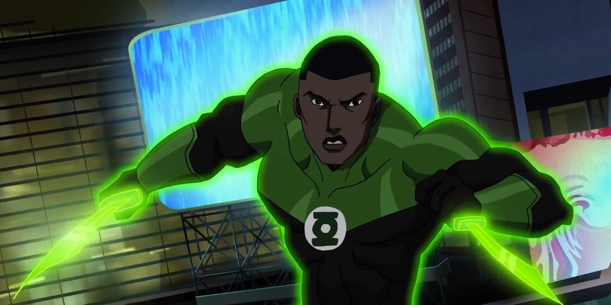 John Stewart takes the mantle of Green Lantern in DC.