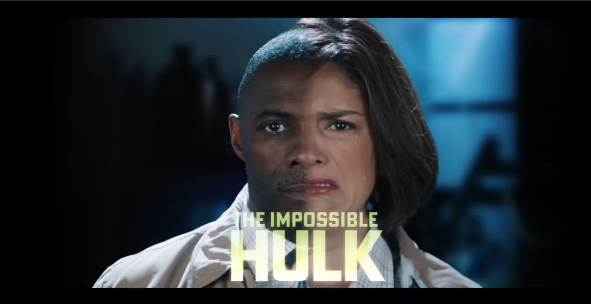 Idris Elba transforms into Cecily Strong in The Impossible Hulk on SNL.