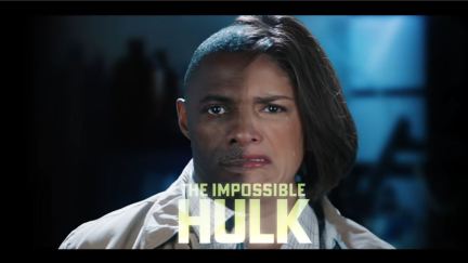 Idris Elba transforms into Cecily Strong in The Impossible Hulk on SNL.