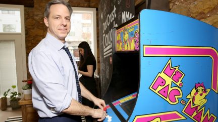 Jake Tapper is place Ms. Pac Man