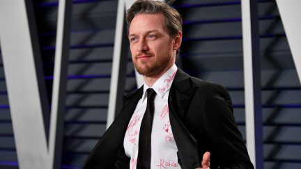 James McAvoy at the Vanity Fair Oscars party