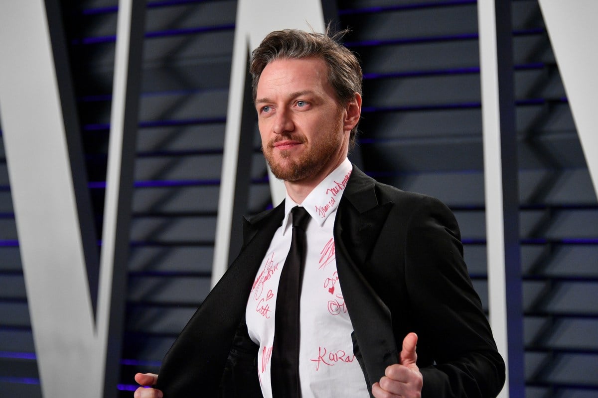 James McAvoy at the Vanity Fair Oscars party