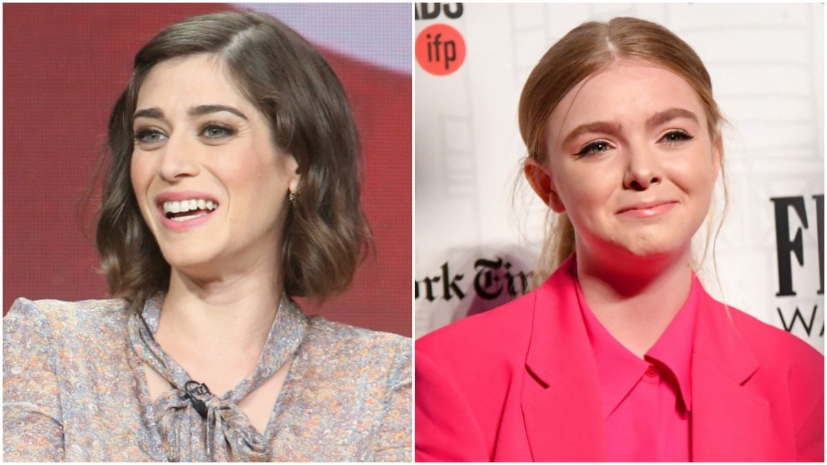 Lizzy Caplan and Elsie Fisher