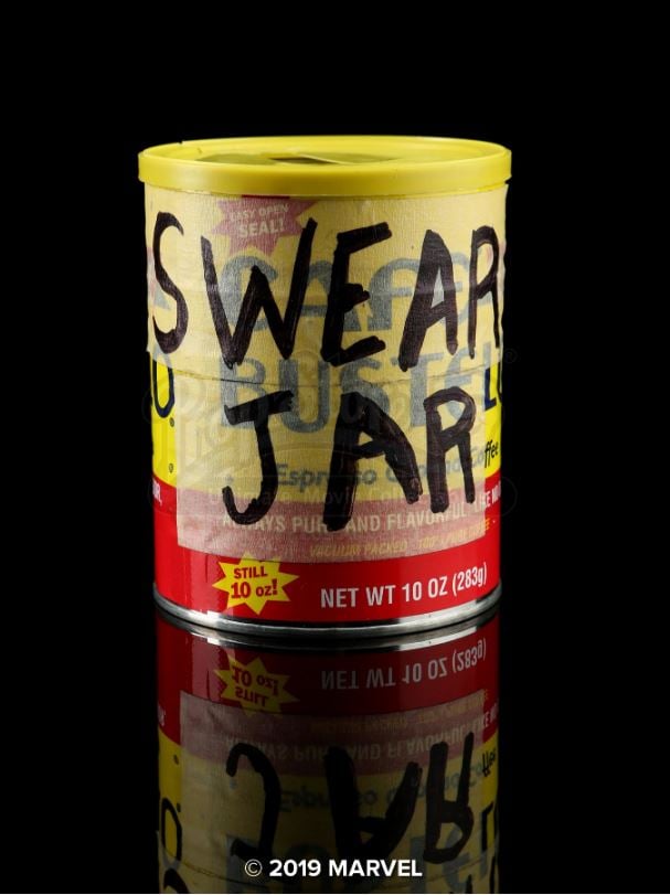 pop's swear jar from luke cage will remind you to clean up your language.
