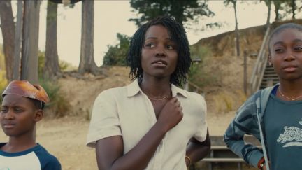 Lupite Nyong'o in Jordan Peele's Us.